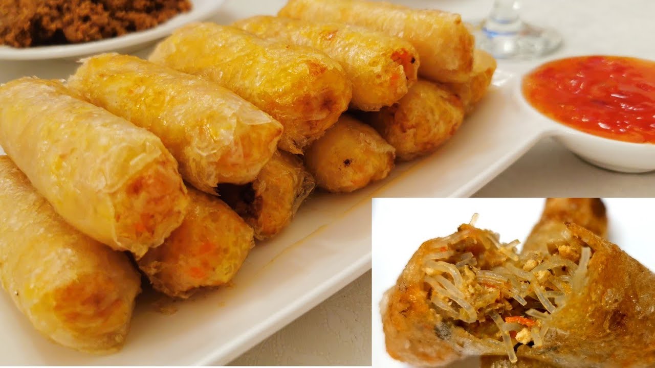 Nems au poulet croustillants facile et rapide à faire👌😋نيم الاسيوي بالدجاج قرمشة  مذاق خيالي