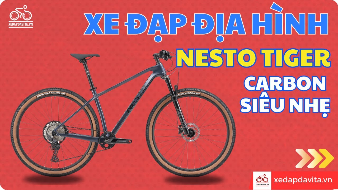 Xe Đạp Địa Hình Nesto Tiger | Bánh 29 | Carbon Chưa đến 12kg