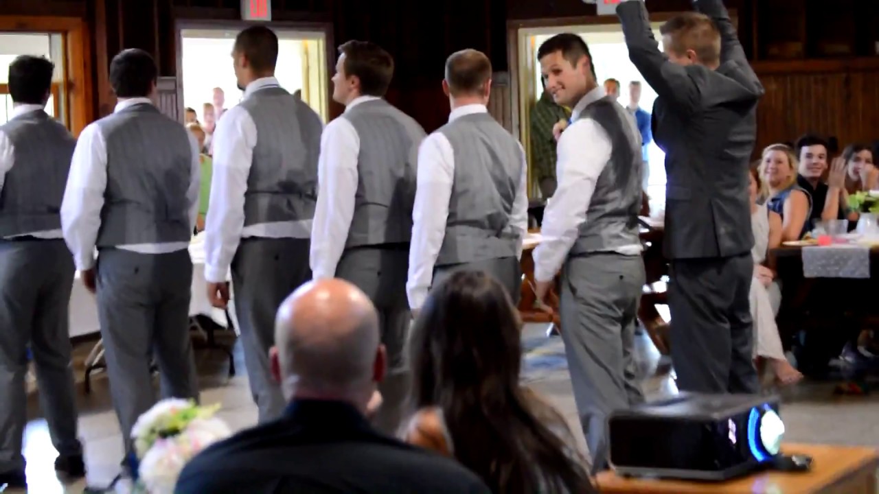 Surprise Groomsmen Wedding Dance