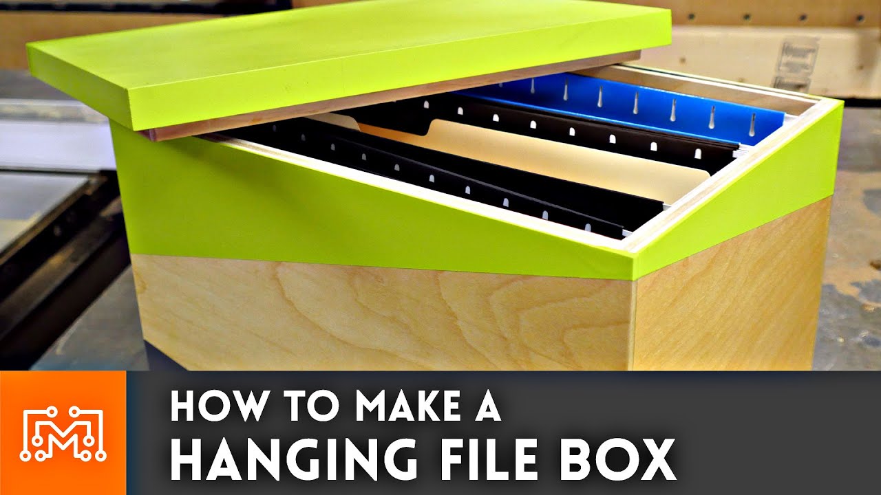 Hanging File Box // How-To | I Like To Make Stuff