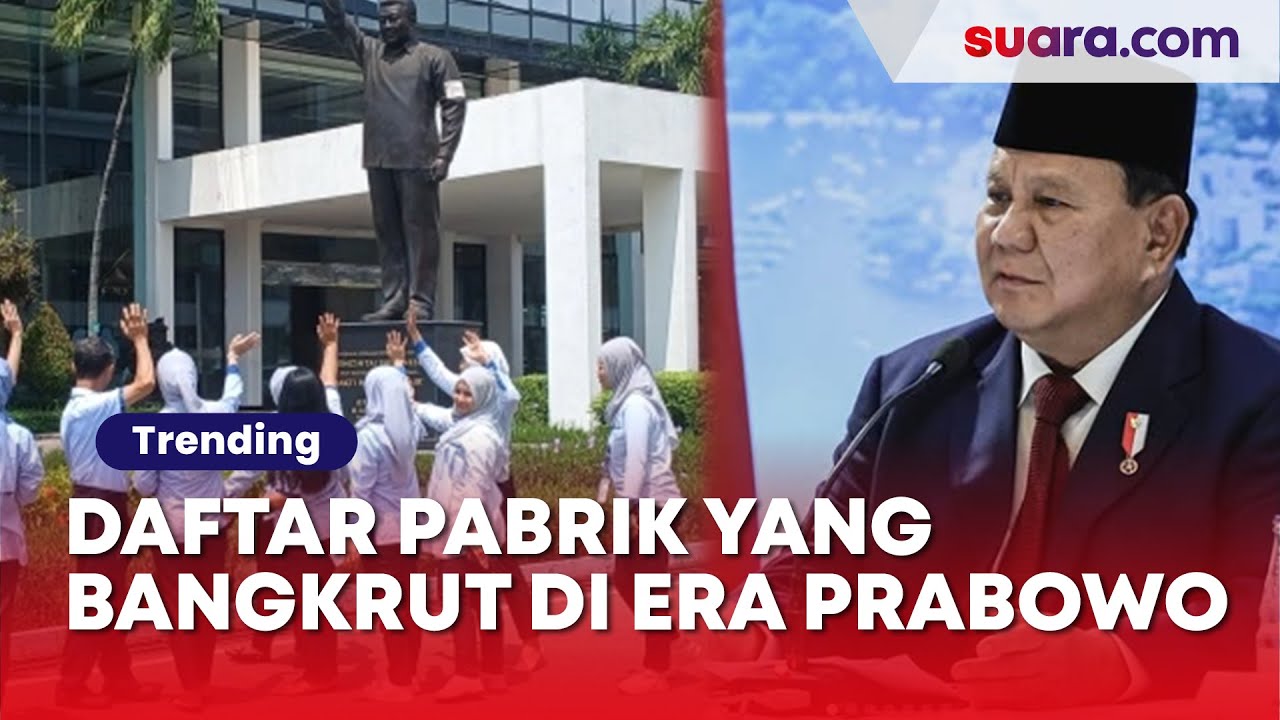 Indonesia Gelap, Daftar Pabrik yang Bangkrut di Era Prabowo: Sritex, Sanken, PT GNI dan Yamaha