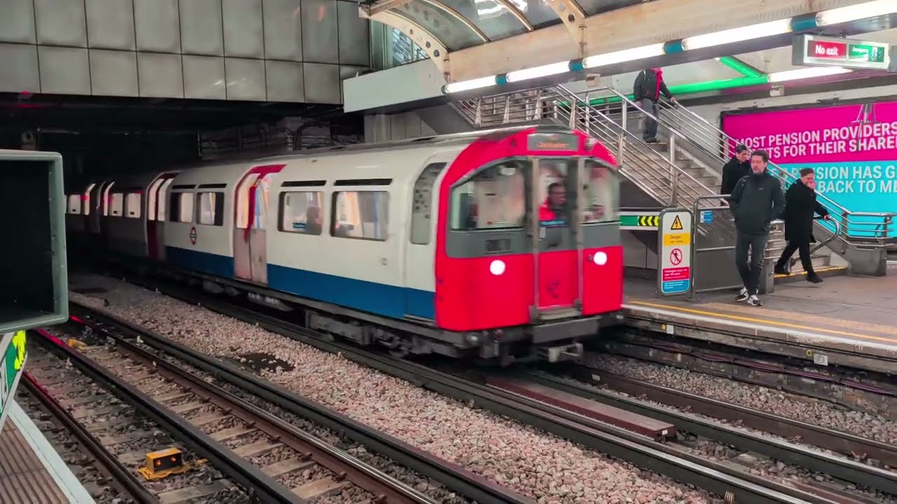 Piccadilly line trains at Hammersmith