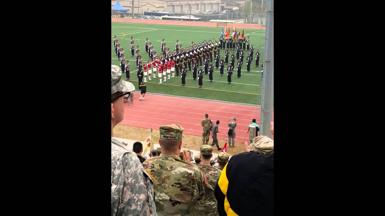 South Korean drill team