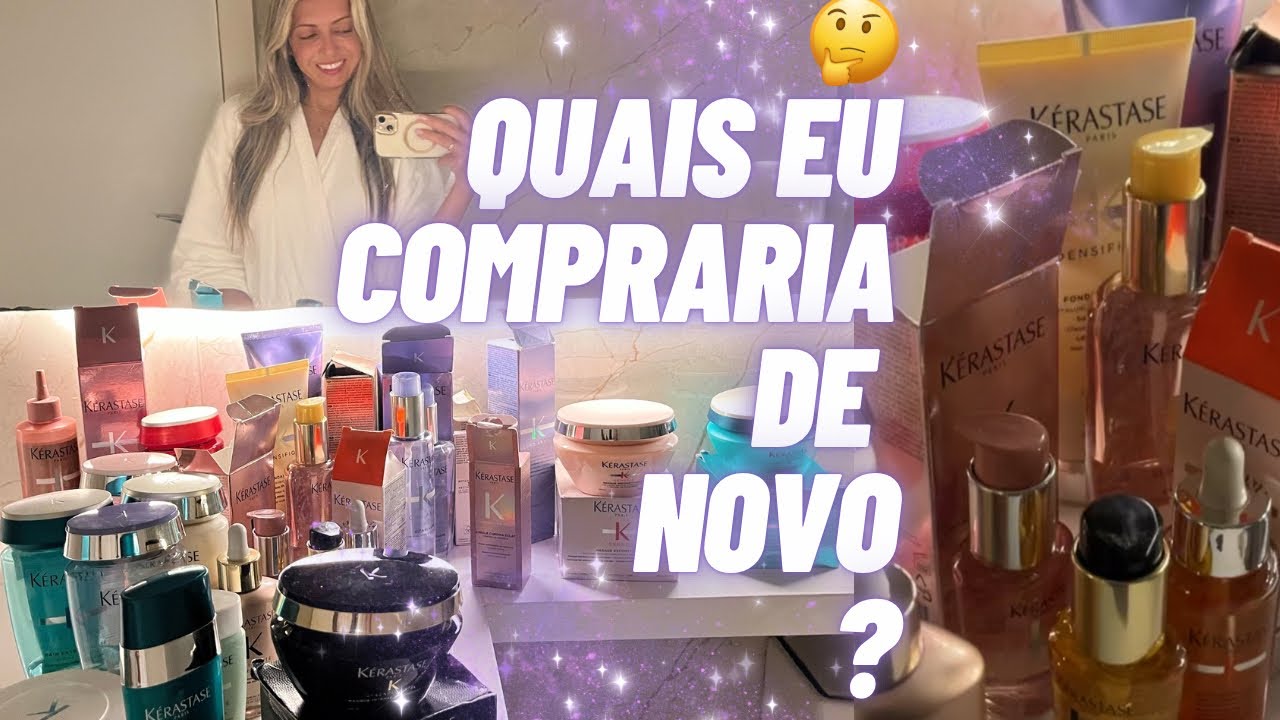Todos os meus produtos da KÉRASTASE 🏆Quais compraria de novo pro cabelo fino?