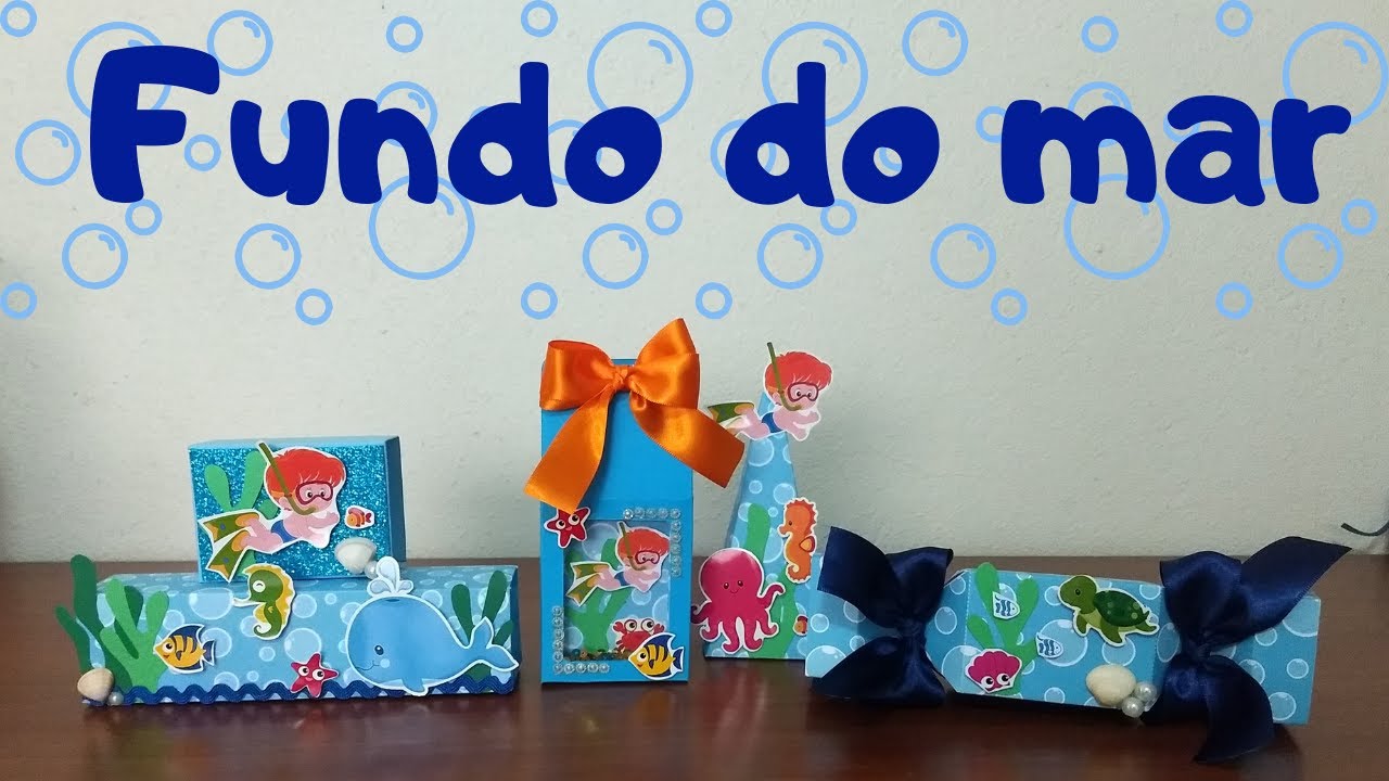 PERSONALIZADOS TEMA FUNDO DO MAR