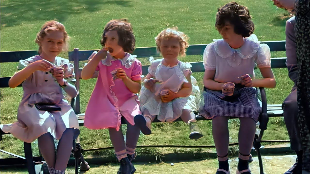 1930s Home Movie showing Family Life in New York | Remastered