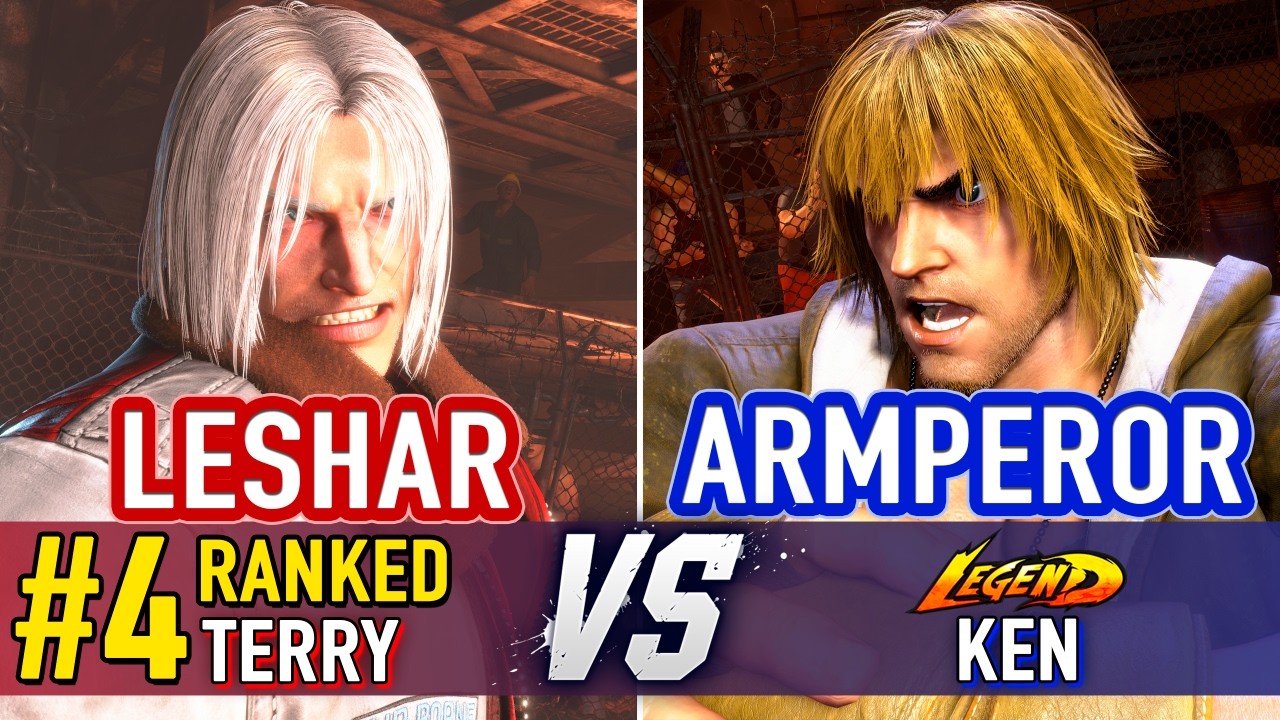 SF6 🤜 LESHAR (#4 Ranked Terry) vs ARMPEROR (Ken) 🤛 SF6 High Level Gameplay