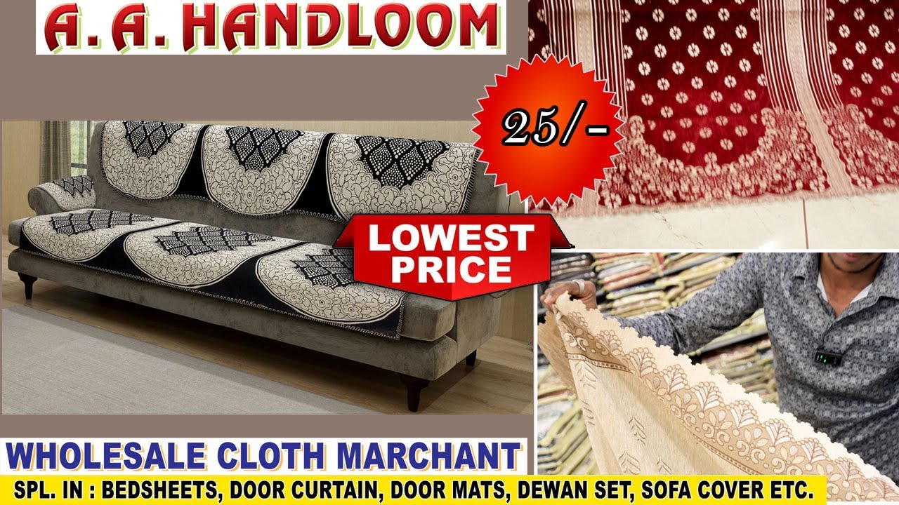 Decor sofa cover   In Wholesale Price Hyderabad / Charminar Shopping Festival
