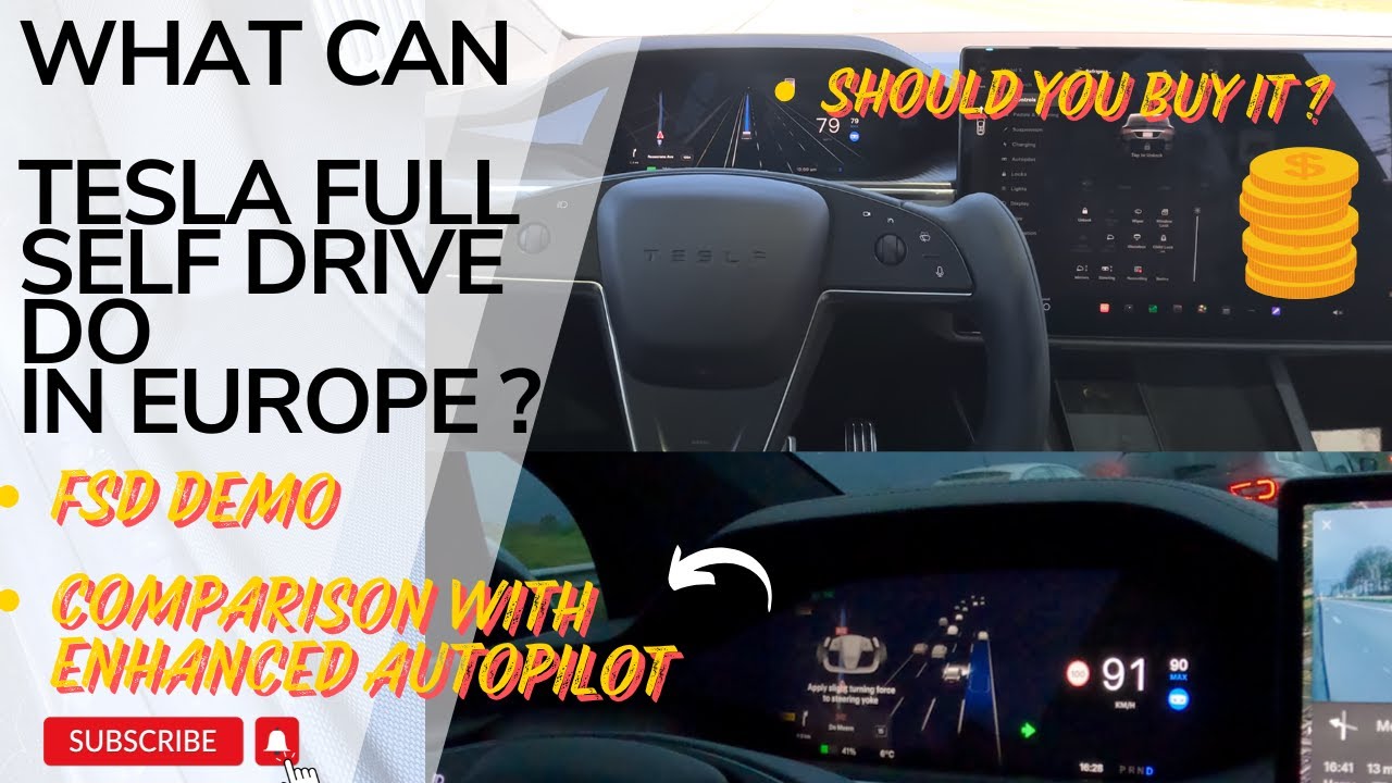 Tesla Full Self Driving and Enhanced Autopilot in Europe explained