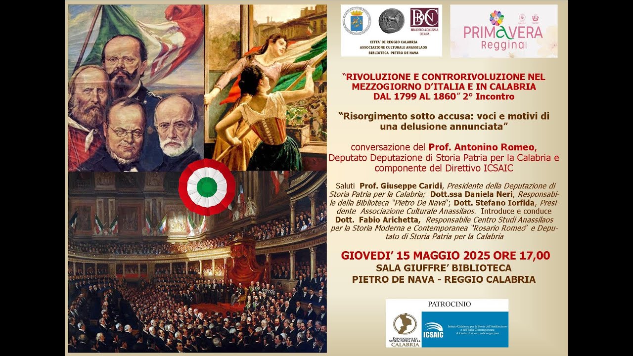 RISORGIMENTO SOTTO ACCUSA: VOCI E MOTIVI DI UNA DELUSIONE ANNUNCIATA