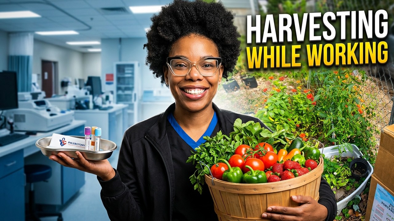 Growing Food While Working Full-Time | Phlebotomy Series