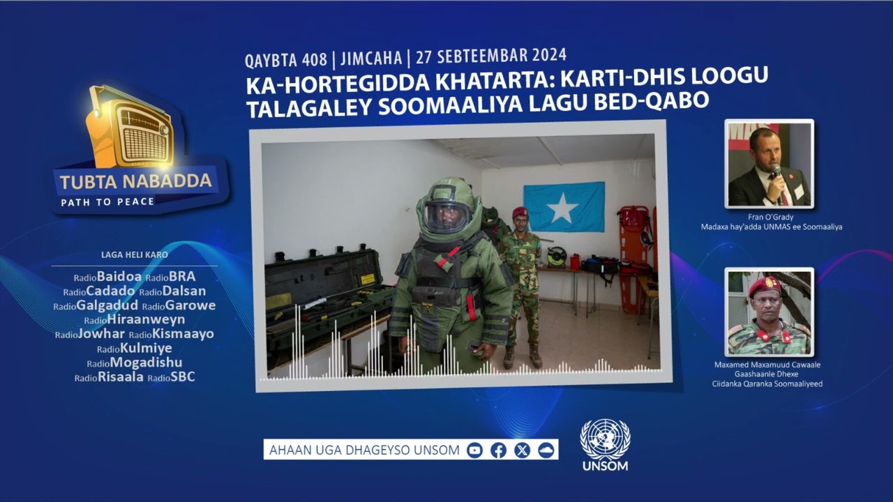 Path to Peace (Episode 408): Defusing Danger: Building Capacity for a Safer Somalia