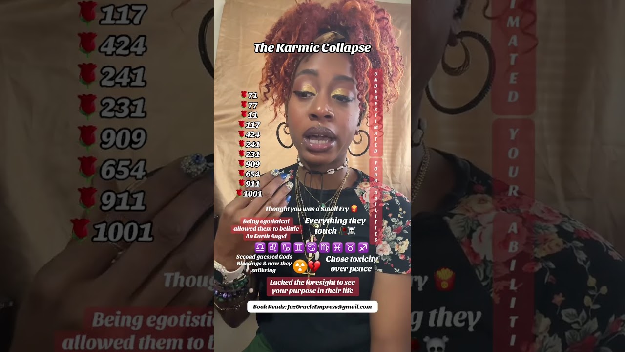 The Karmic collapse ☢️🚫‼️#karmicjustice #twinflame #tarotreading #tarot #propheticword #exs #fypp 