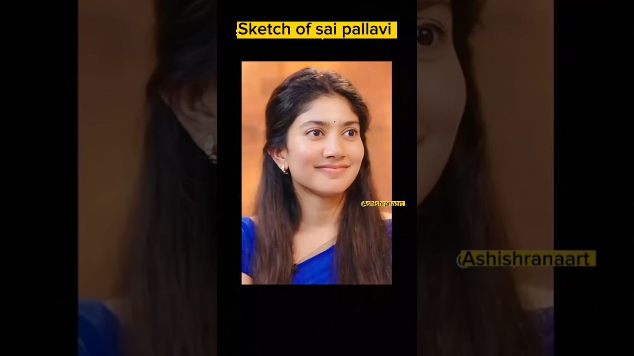 Sketch of sai pallavi 🥰 #art #drawing #shorts