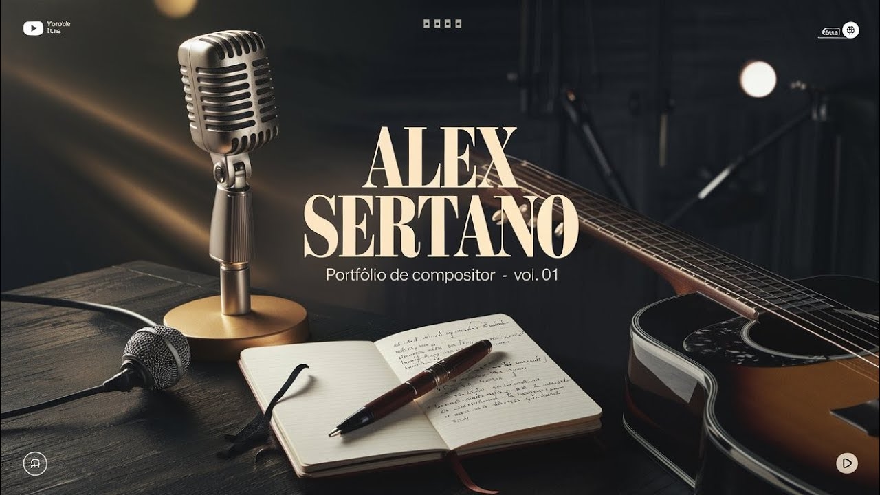 Portfólio de Compositor - Vol. 1 | Sertanejo autoral | Alex sertano 