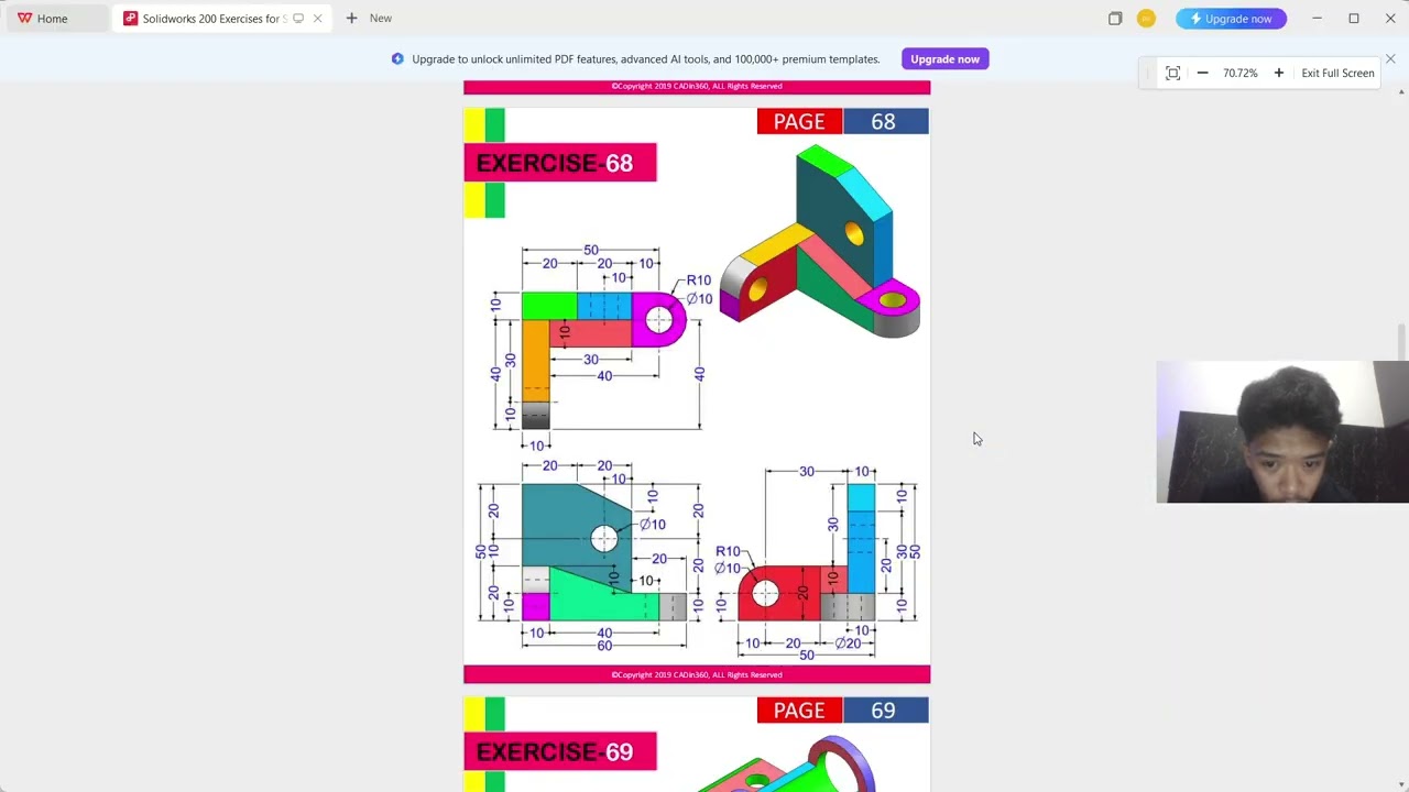 Solidwork Exersice 68