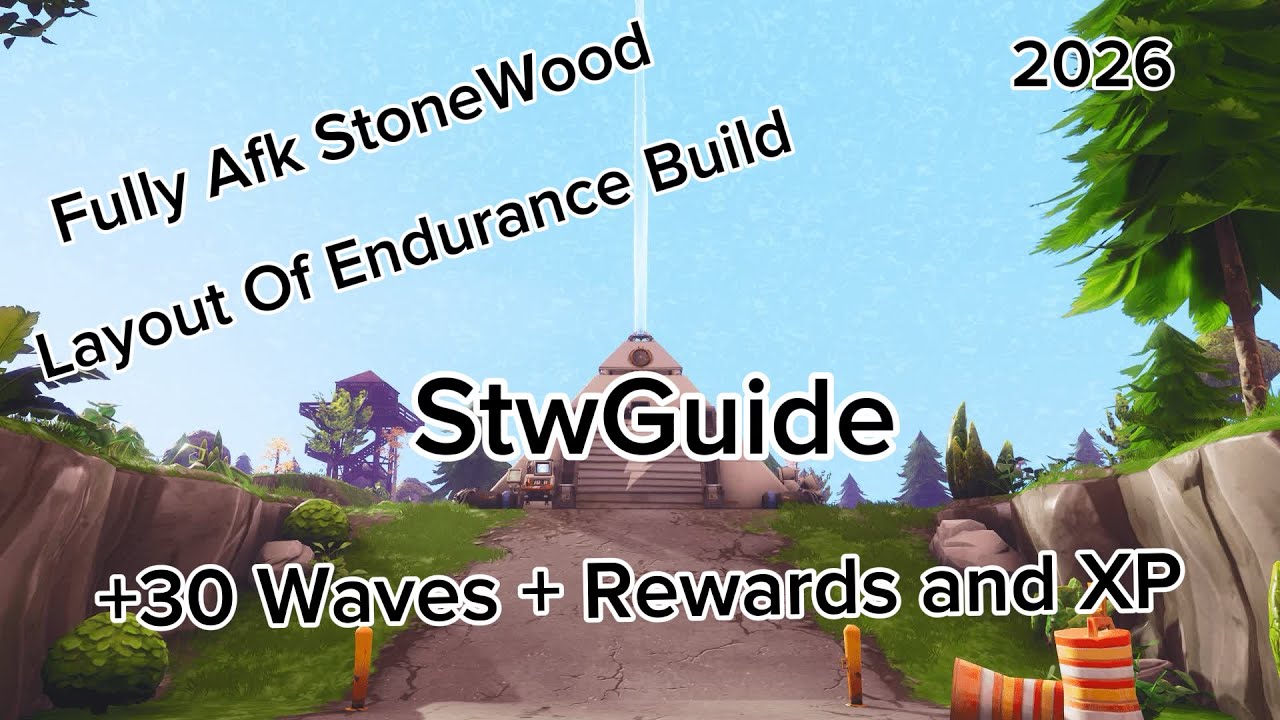 Fortnite Save The World StoneWood Endurance Layout Showcase 
