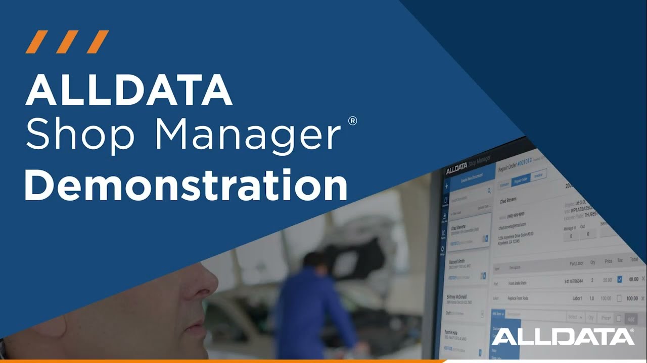 Демонстрация менеджера магазина ALLDATA