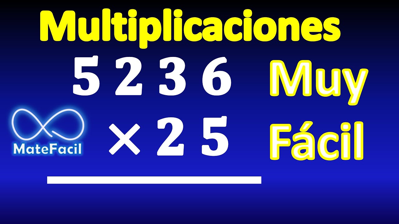 Multiplicación por 1 y 2 cifras, Muy Fácil