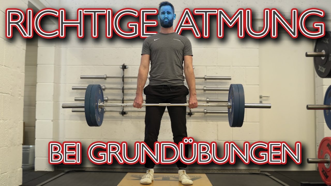 Richtig atmen bei den 5 Grundübungen im Kraftsport | Tutorial | Kernfit