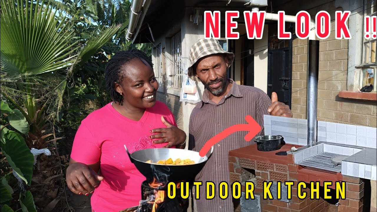 🔥FINALLY! 🌟 OUTDOOR KITCHEN TRANSFORMATION REVEALED‼️