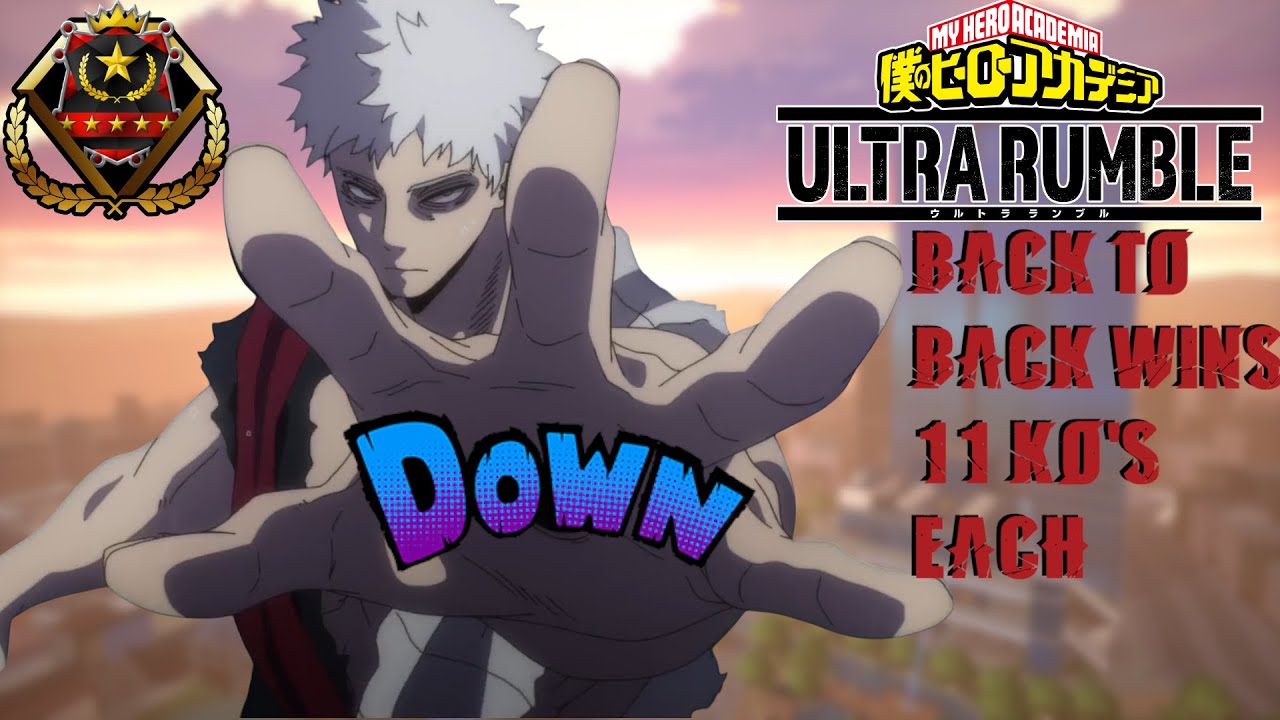 Getting to ACE RANK using Young AFO in My Hero Ultra Rumble [22 KO's Total]