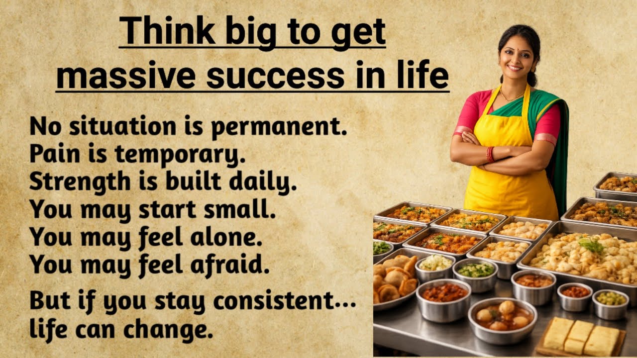 Why thinking big is important ?🤔| learn english through life lessons | #english 