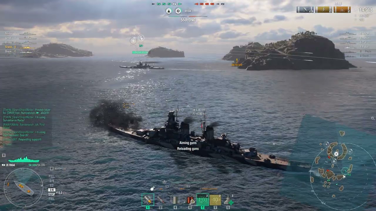 Riga: This Guns Nothing For Against Battleships (World Of Warships Ranked Battle)