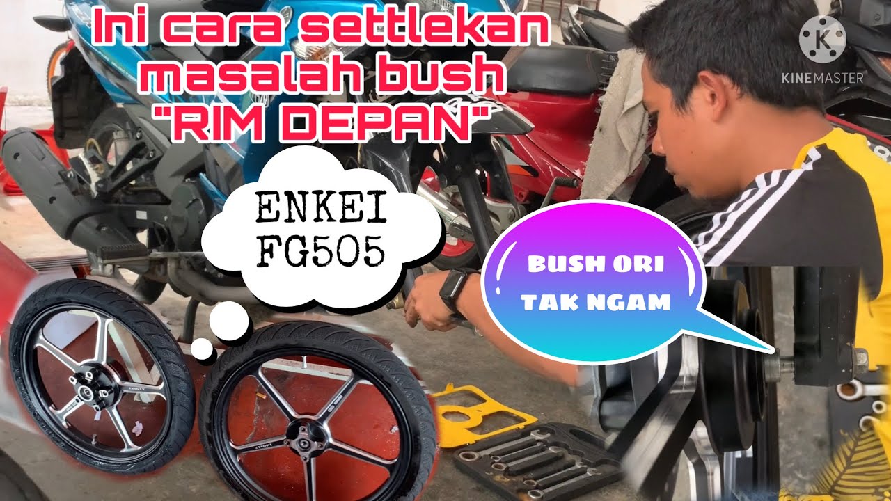 Tukar Rim y15 Aku | ENKEI FG 505