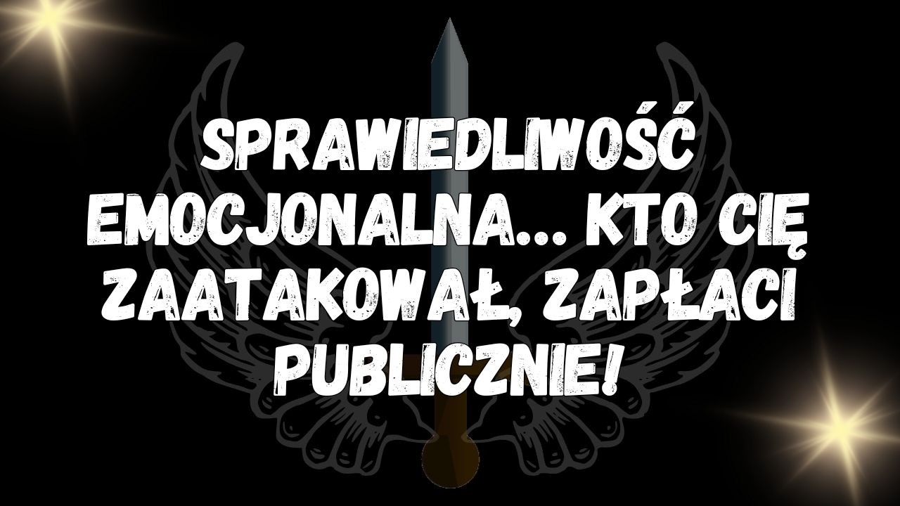 Sprawiedliwość emocjonalna… kto cię zaatakował, zapłaci publicznie!  WIADOMOŚĆ OD ANIOŁÓW