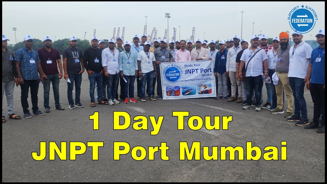 See India's largest No. 1 JNPT Port JNPT Port Visit 1 Day Tour, Learn Export Practically