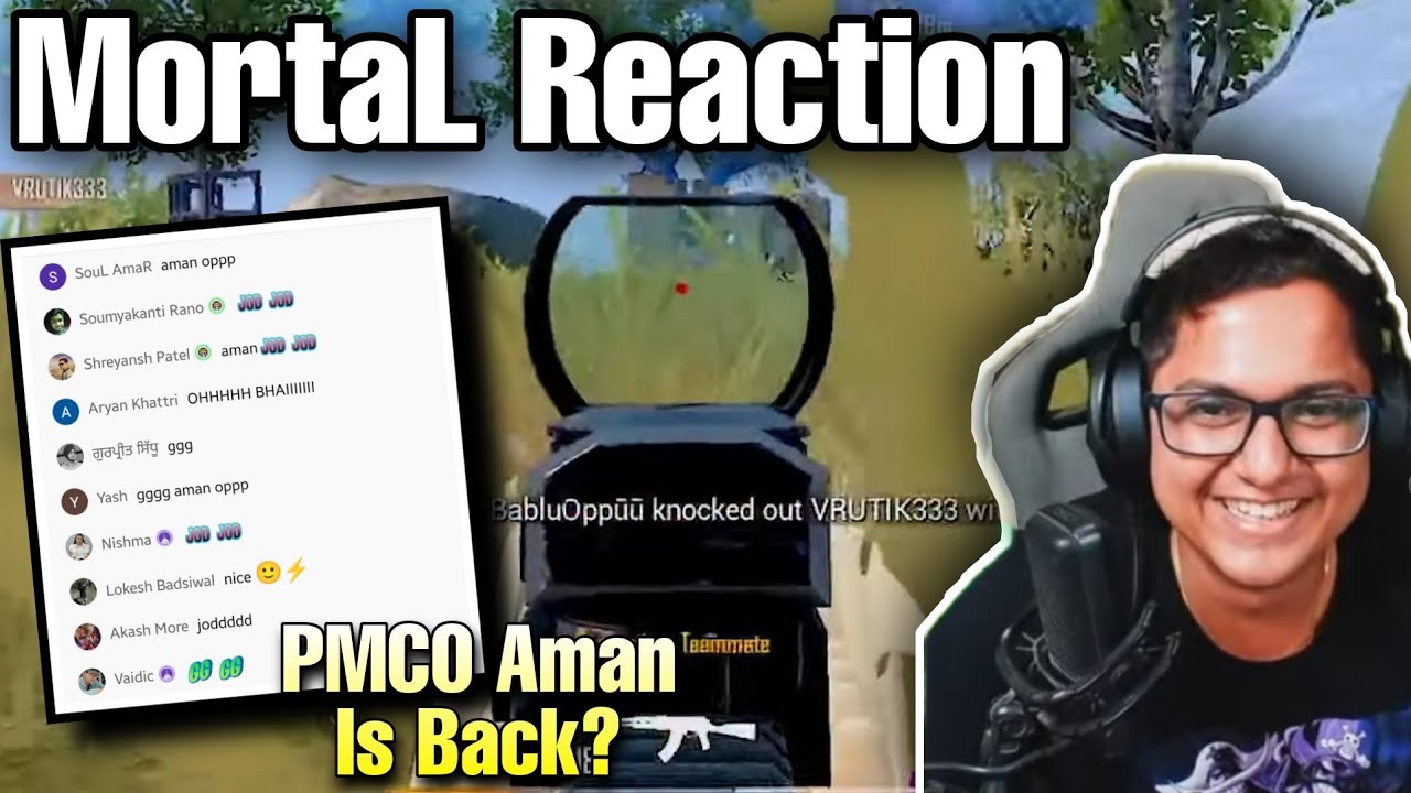 MortaL Reaction On Aman Last Zone Clutch😍 | SouLAman