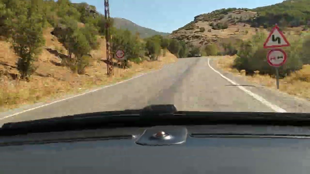 bingöl erzincan arası 30x hızlandırılmış yol çekim videosu