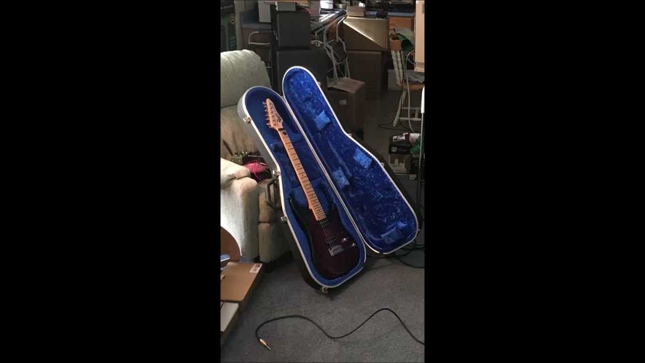 Mike and his Vigier Volcano Burst guitar meets the VOX Night Train15 and JBL D120F in open back 1x12