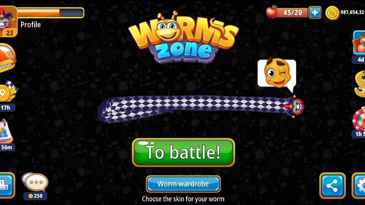Worms Zone io Biggest Snake New Record 2025| Saamp Wala Game oggy jack 