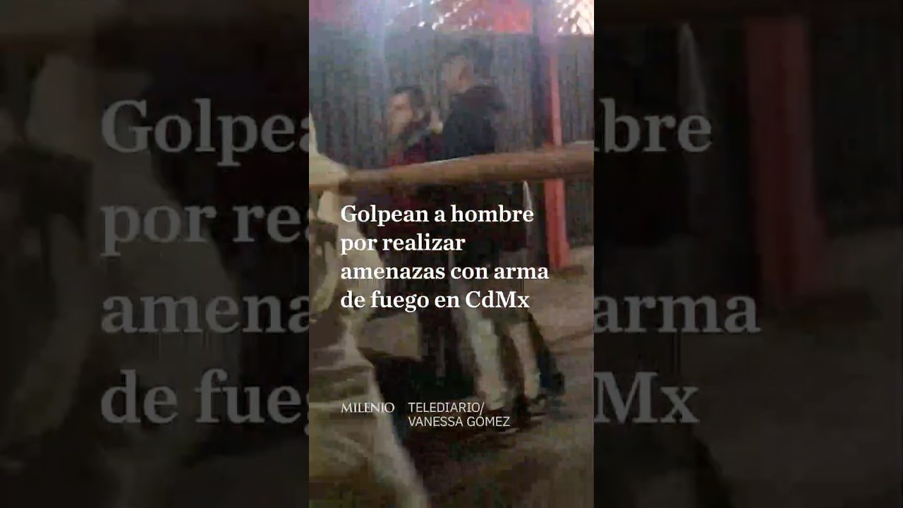 Un hombre fue sometido por sus vecinos luego de que los amenazara de muerte en la &Aacute;lvaro Obreg&oacute;n