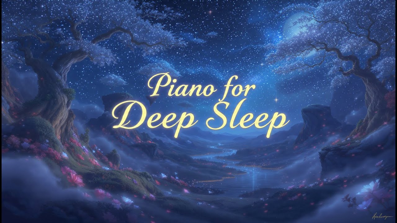 24/7 Sleepy Piano Music for Deep Sleep & Relaxation | Peaceful Instrumental Study & Sleep Aid