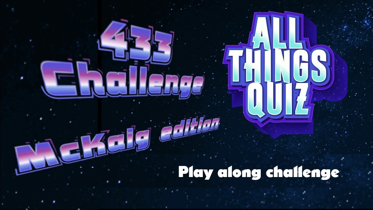 433 CHALLENGE - BILL MCKAIG play along challenge