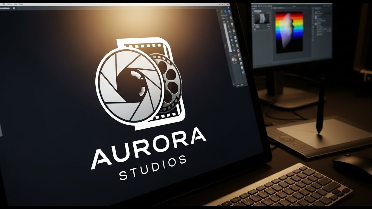 How To Create Production & Film Studio Logo Design