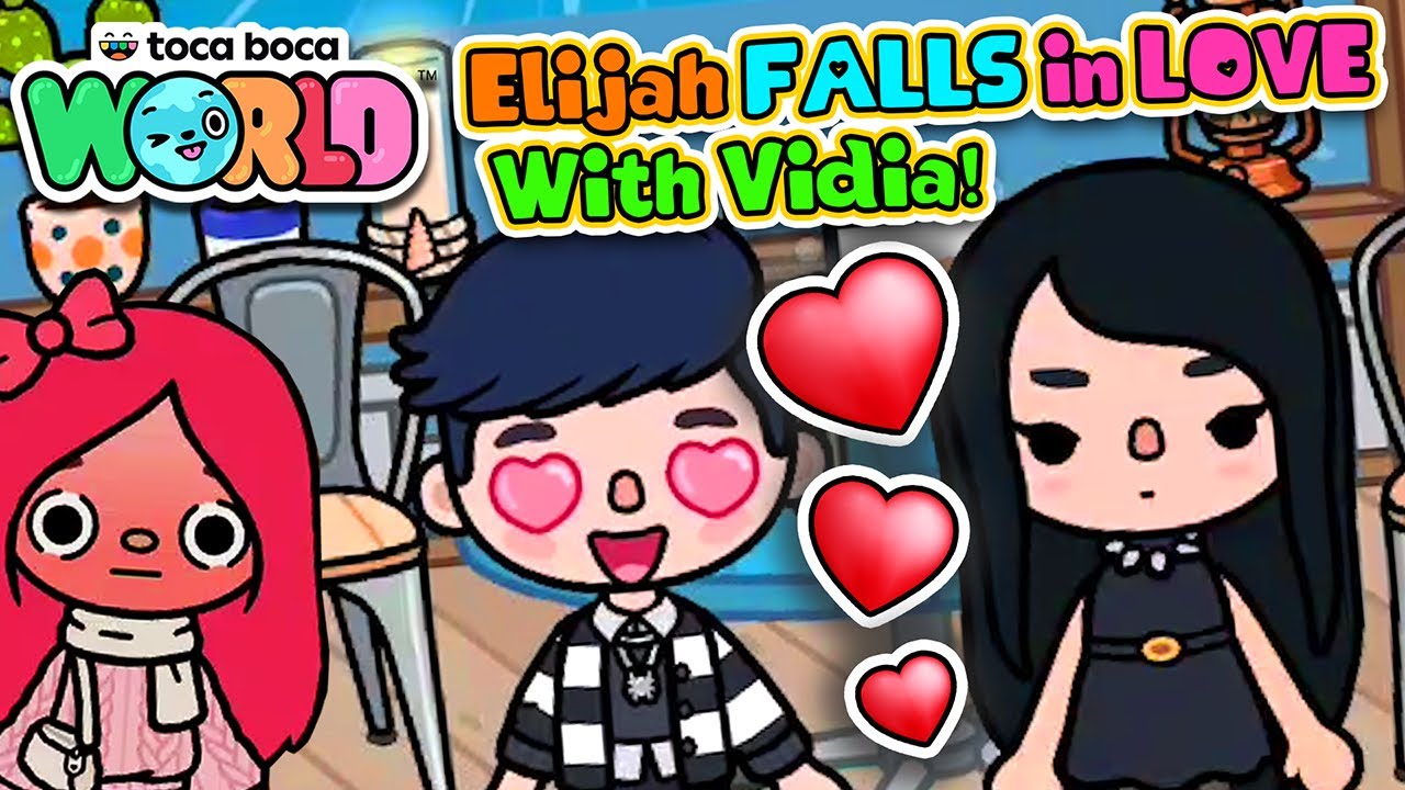 Elijah FALLS in LOVE With Vidia! - Toca Life World