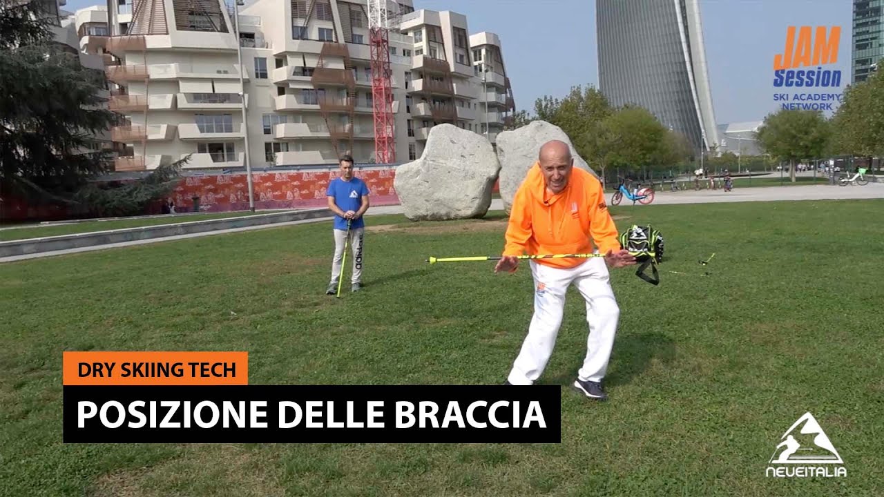 Posizione delle braccia - Dry Skiing Tech