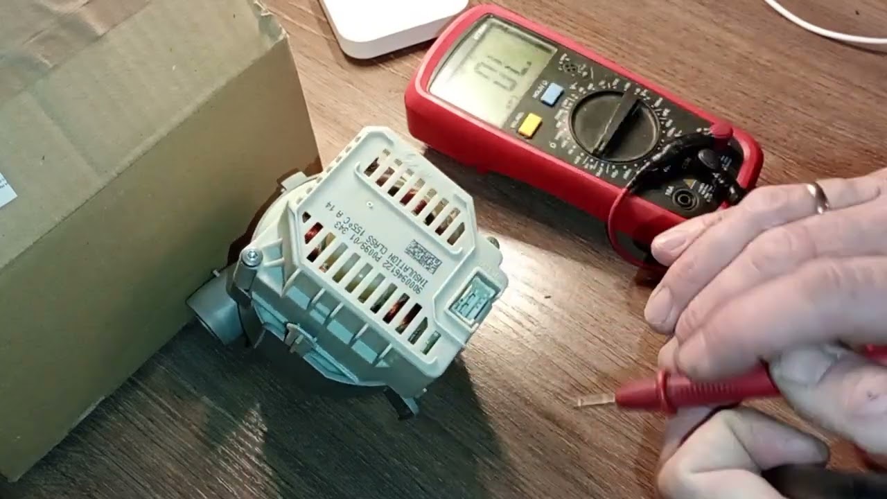 Как проверить циркуляционный насос посудомоечной машины Bosch Siemens