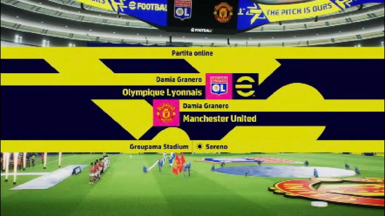 eFootball 2026 - OLYMPIQUE LYONNAIS vs MANCHESTER UTD - Giornata 7 MC12