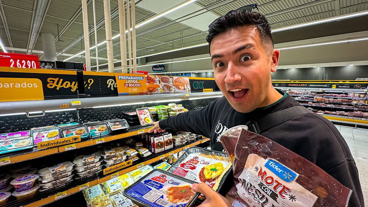 24 HORAS COMIENDO PLATOS PREPARADOS DEL SUPERMERCADO 😱