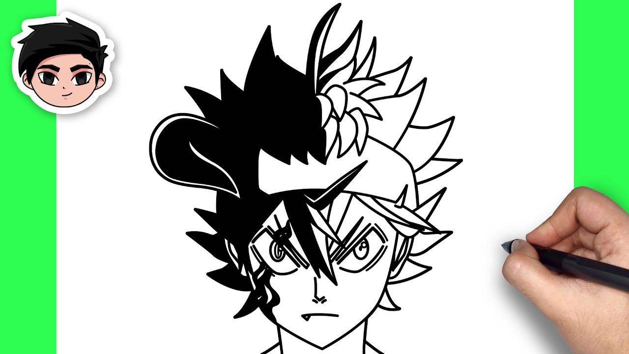 Como Desenhar Demon Asta (Black Clover)