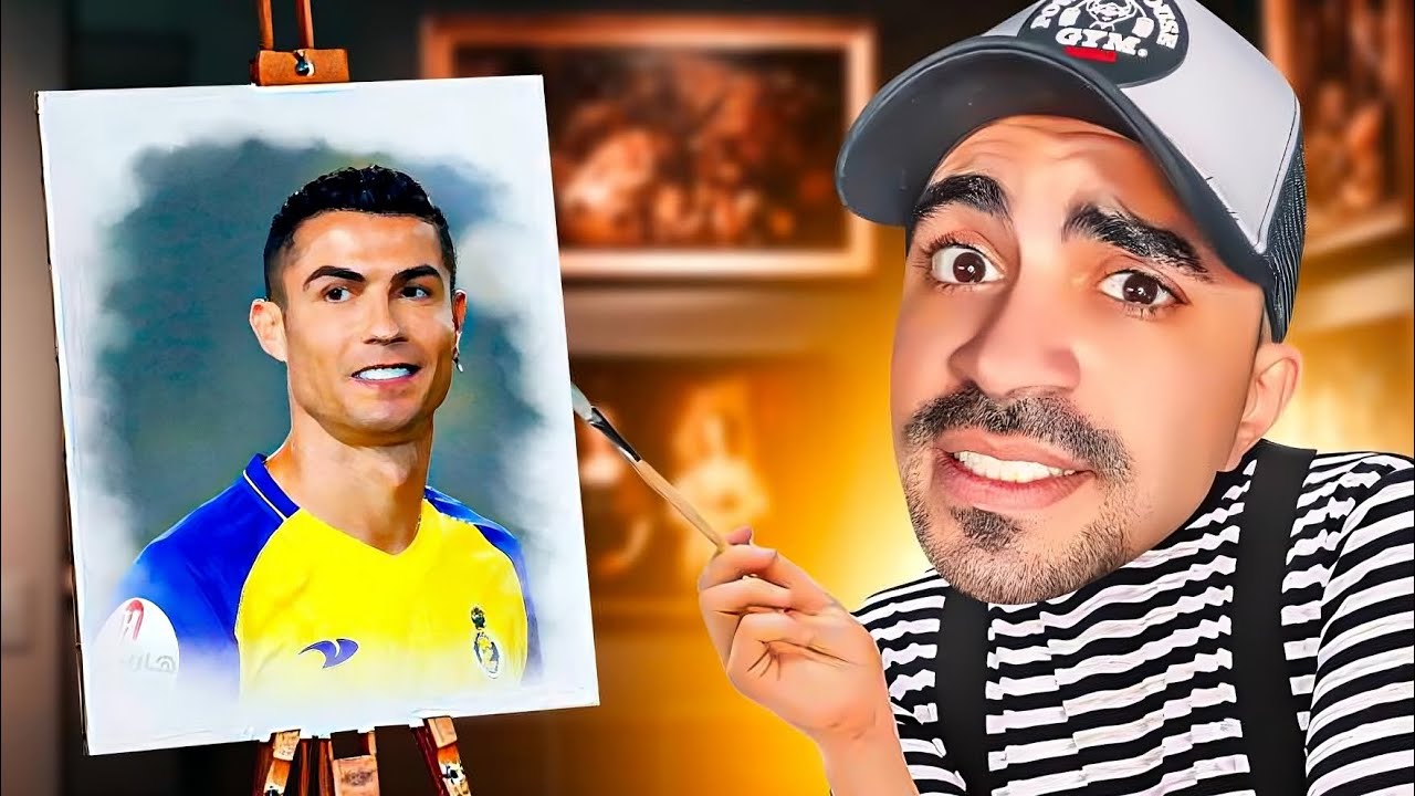 رسمت كرستيانو رونالدو و بعت رسمته بسعر 10 مليون دولار - 2 Passepartout !! 😱🔥