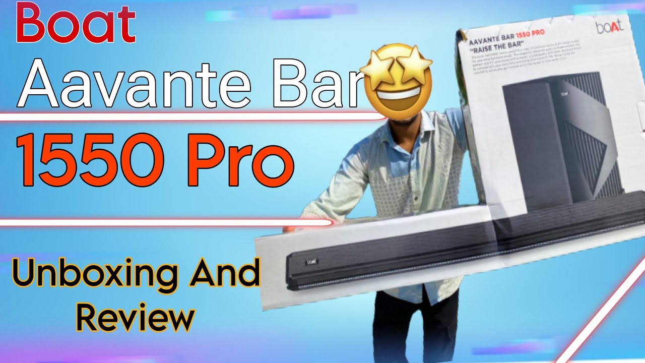 boAt Aavante BAR 1550 PRO 160W Soundbar | Power Full Soundbar Under 10000