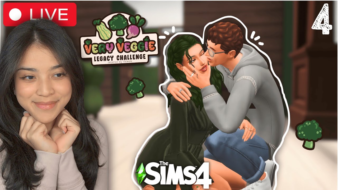 BENERAN JODOH GAKSIH? *Very Veggie Legacy*  - The Sims 4 (LIVE)