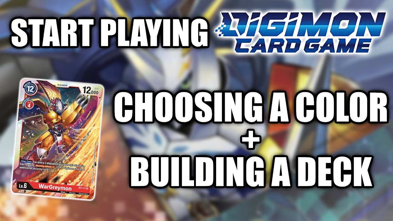 How to Start Playing the Digimon TCG: Building Your First Deck (Digimon Card Game Beginner Tutorial)