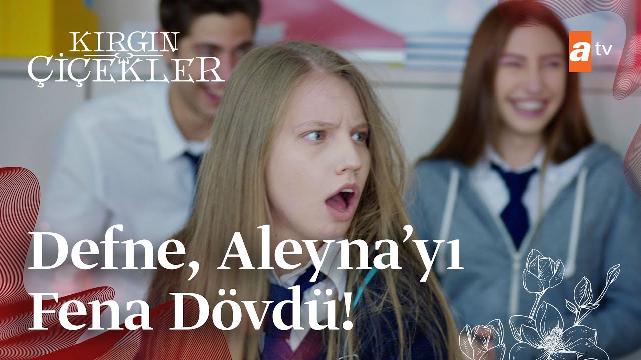 Defne, Aleyna'yı dövüyor! | Kırgın Çiçekler Mix Sahneler